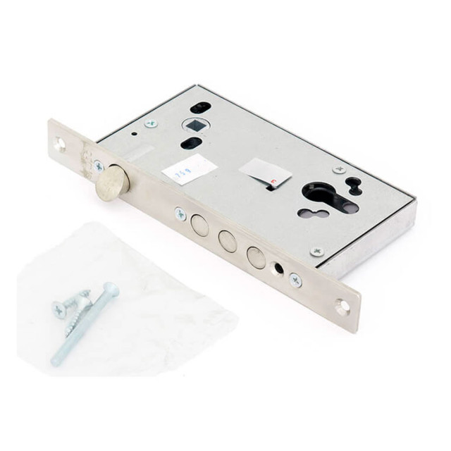 Замок врезной Эльбор Кремень 1.03.25 никель