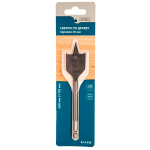Сверло по дереву Remocolor 35-4-530 перовое 30*152 мм