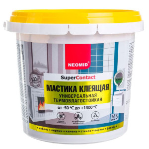 Мастика клеящая Neomid термостойкая универсальная 1.5 кг