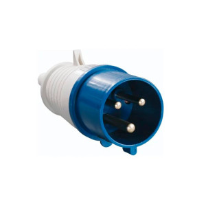 Вилка переносная EKF ps-013-16-220 013 2Р+РЕ 16А 220В IP44 синяя