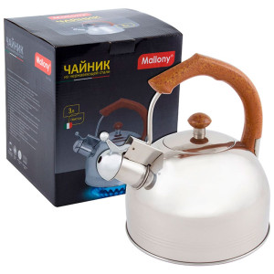 Чайник Mallony DJB-3293 900062 со свистком капсульное дно 3 л