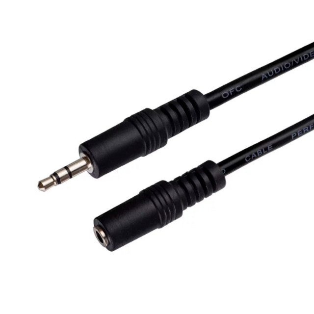 Кабель Perfeo J2203 Jack 3.5 мм вилка - Jack 3.5 мм розетка 5 м