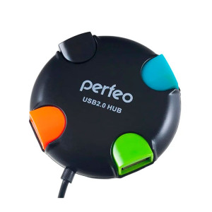 USB-HUB Perfeo PF-VI-H020 Black 4 Port черный