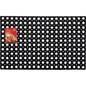 Коврик придверный Vortex 20002 ячеистый 50*80*1.6 см черный