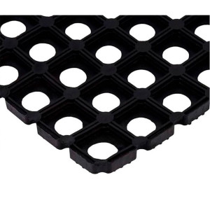 Коврик придверный Vortex 20002 ячеистый 50*80*1.6 см черный