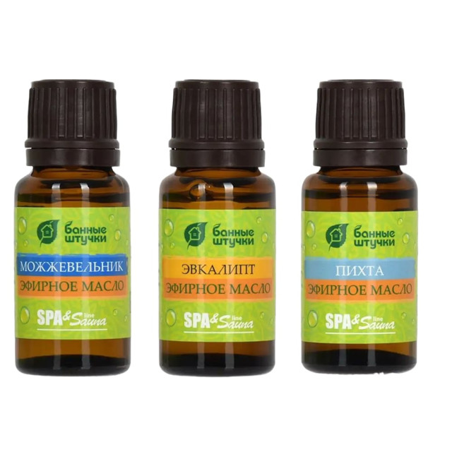 Набор эфирных масел Банные штучки 30002 С легким паром 3*15 мл