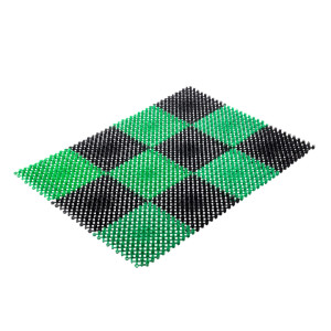 Коврик придверный 42*56 см Травка черно-зеленый Vortex