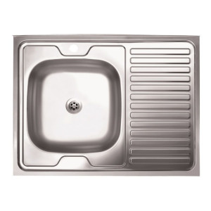 Мойка кухонная КромРус EC-220левМ чаша левая 60*80 мм