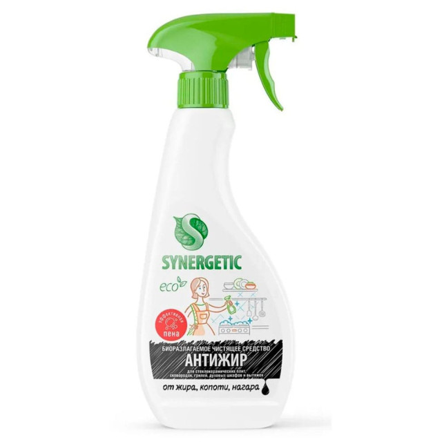 Средство чистящее Synergetic Антижир от жира копоти нагара 0.5 л