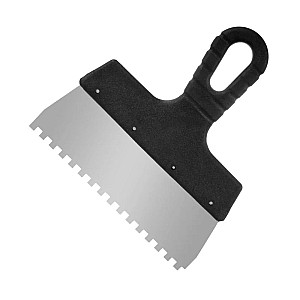 Шпатель Remocolor Мастер 12-7-200 фасадный зубчатый нержавеющая сталь 200 мм зуб 6*6 мм