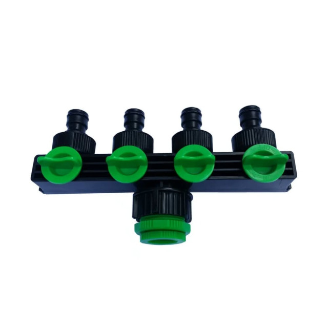 Коллектор ИнструмАгро Оазис 12628 для воды садовый на 4 крана