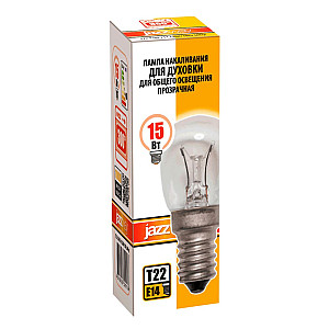 Лампа Jazzway Т22 15Вт Е14 220В 300гр для духовок