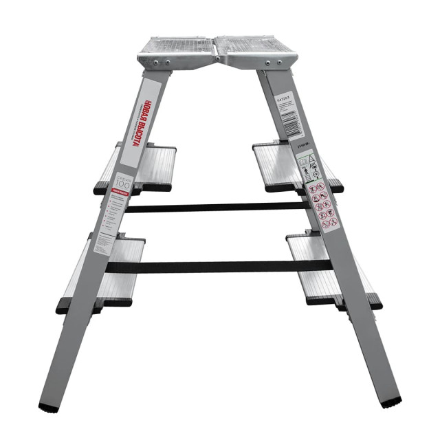 Стремянка стальная Новая высота NV1147 2*3 ступени 130 мм