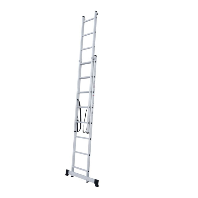 Лестница двухсекционная Новая высота NV122 2*8 ступеней