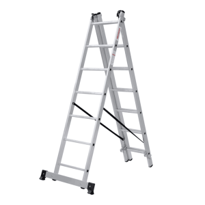 Лестница трехсекционная Новая высота NV123 3*8 ступеней