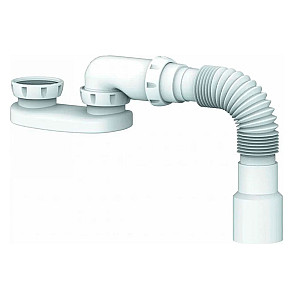 Сифон Unicorn G12 для душевого поддона без выпуска с гибкой трубой 40*40/50 мм