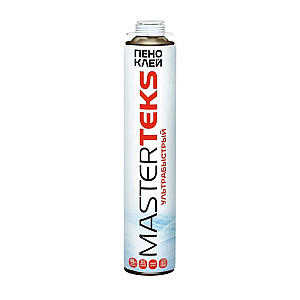 Пено-клей MasterTeks ProfiMaster полиуретановый профессиональный ультрабыстрый 750 мл