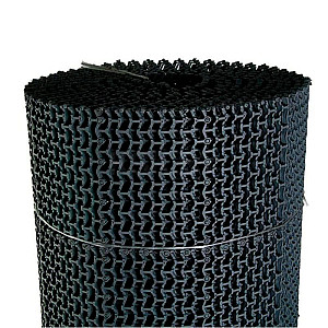 Дорожка Волна 11 мм 1*10 м черная