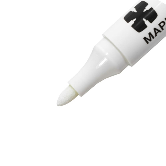 Маркер Lekon extra white перманентный пулевидный наконечник 3 мм Маркер Lekon extra white перманентный пулевидный наконечник 3 мм