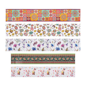 Набор ободков для куличей Marmiton Пасхальный 17335 бумажных 5 шт