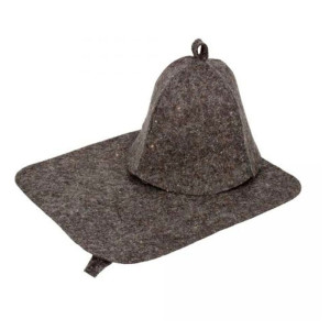 Набор для бани Hot Pot 41344 серый 2 предмета