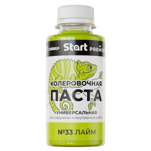 Паста колеровочная Start №Х33 лайм 0.1 л