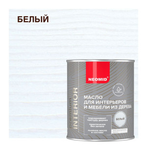 Масло Neomid Premium Interior деревозащитное белый 0.75 л