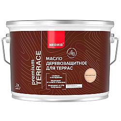 Масло Neomid Premium Terrace для террас бесцветный 2 л