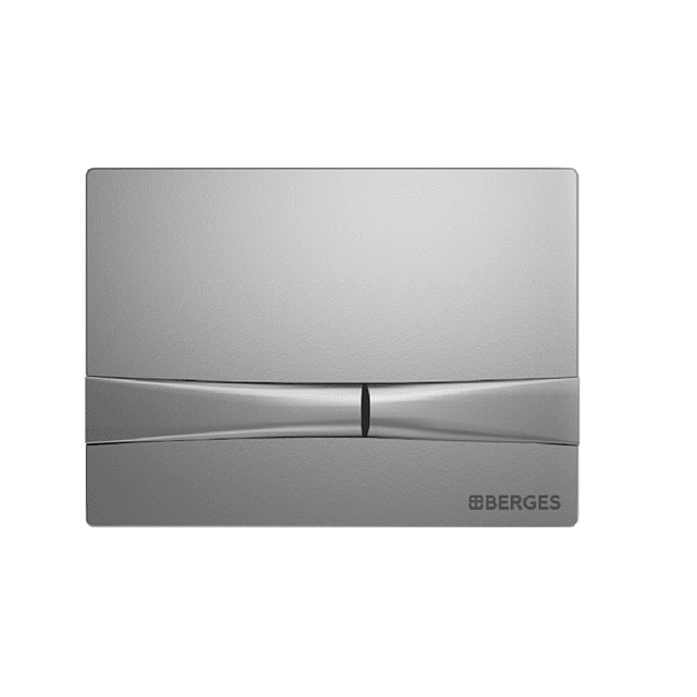 Кнопка Berges 040052 для инсталляции Frame Novum F2 хром матовый