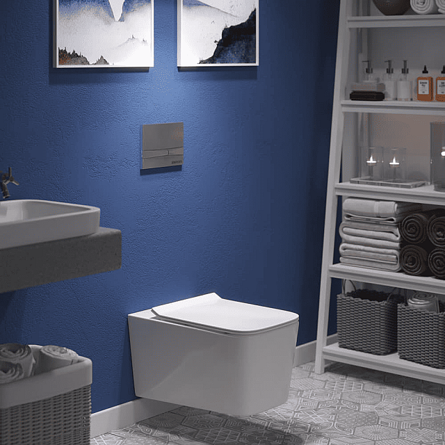 Кнопка Berges 040052 для инсталляции Frame Novum F2 хром матовый