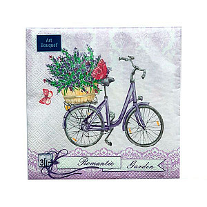 Салфетки декоративные Art Bouguet Путешествие в Прованс 57294 33*33 см 3 слоя 20 шт