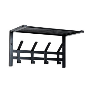 Вешалка ЗМИ Торонто 11 ВСПТ11 с полкой черный