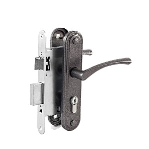 Замок врезной Зенит Омега ЗВ7 серебро