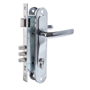 Замок врезной Зенит ЗВ4-85.3-02 БП-00009800 хром