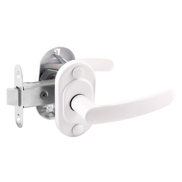 Защелка врезная Омега ЗЩ 2.06 белый