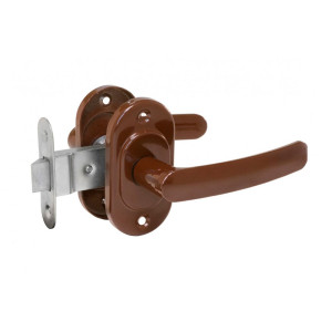 Защелка врезная Омега ЗЩ 2.06 коричневый