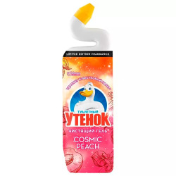 Средство чистящее Туалетный Утенок Cosmic Peach гель 800 мл