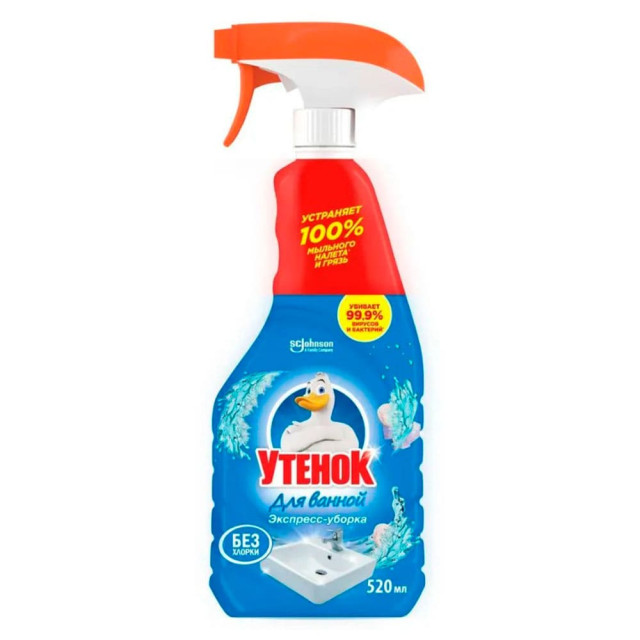 Средство чистящее для ванной Туалетный Утенок Экспресс-уборка 520 мл