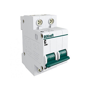 Автоматический выключатель DEKraft 11067DEK ВА101-2Р-020А-С
