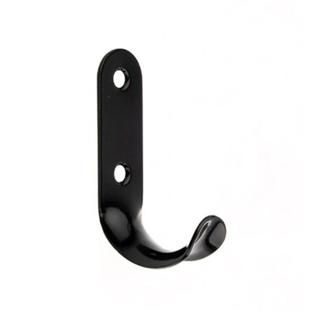 Крючок Уральская Фурнитура одинарный черный