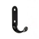 Крючок Уральская Фурнитура одинарный черный