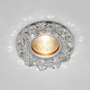 Светильник потолочный Max Light Crystal 55 MR16 ограненное стекло прозрачный