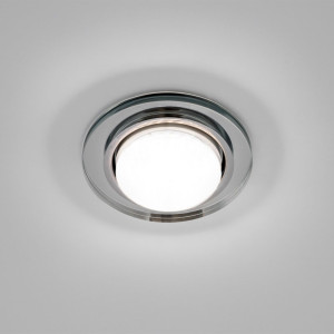 Светильник потолочный Max Light Crystal 1 GX53 ограненное стекло прозрачный