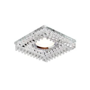 Светильник потолочный Max Light Crystal 25 MR16 ограненное стекло прозрачный