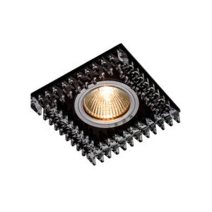 Светильник потолочный Max Light Crystal 25 Black MR16 ограненное стекло черный