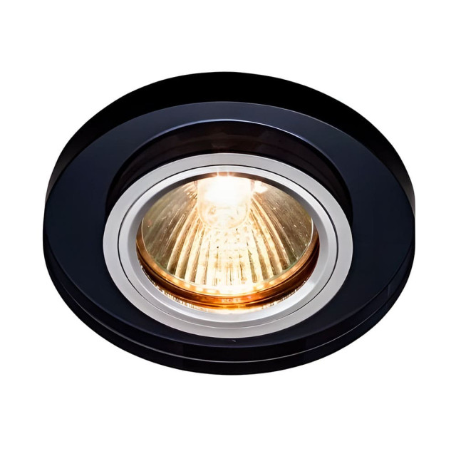 Светильник потолочный Max Light Crystal 65 Black ограненное стекло МR16 черный