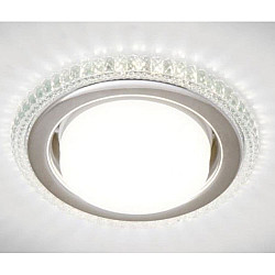 Светильник потолочный Max Light Crystal LED 33 GX53 хром