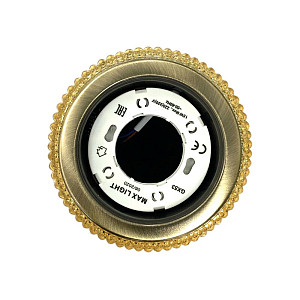 Светильник потолочный Max Light Crystal LED 33 GX53 бронза