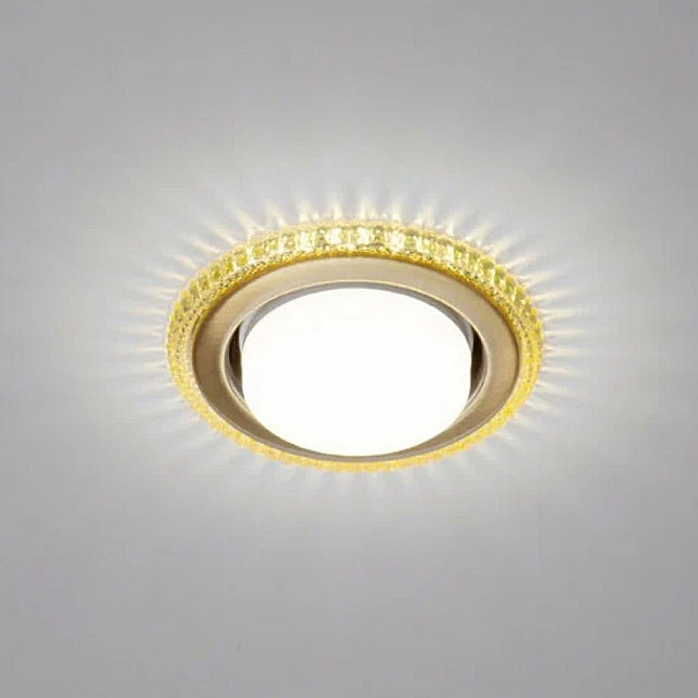 Светильник потолочный Max Light Crystal LED 33 GX53 бронза