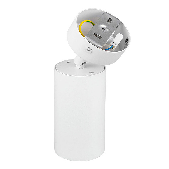 Светильник накладной Max Light Cast 85 White GU10 алюминиевое литье круглый белый